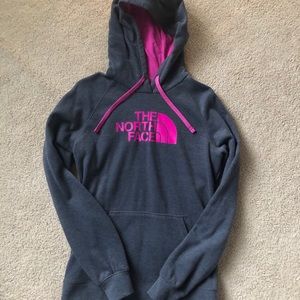 The North Face hooded sweatshirt